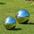 Stainless Steel Gazing Ball, 6 Pcs 50-150 mm Mirror Polished Hollow Ball Reflective Garden Sphere, Floating Pond Balls Seamless Gazing Globe for H...
