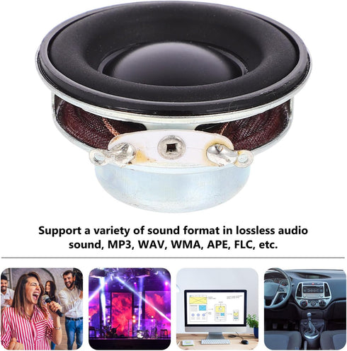 Healifty Full Range Speaker 4 Ohm 5w Mini DIY Audio Subwoofer Loudspeaker Computer Speakers Home Car Audio Speakers...