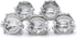 24pcs 1/2Inch Clamp Type Cable Connectors for Metallic Conduit Protect Cables Silver-Zinc...