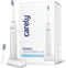 Sonic Toothbrush - Rechargable, 5 Brushing Modes, Smart Timer, Waterproof, 2 Brush Heads - White/Gold Electric Toothbrush...