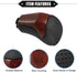 Automatic Gear Shift Knob Compatible for Toyota Highlander 2014-2019, Durable Faux Leather Plastic Black Red Drilled Mahogany Pattern...