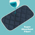 Sunny zzzZZ 6 Pack Baby Waterproof Changing Pad Liners - Quilted Thicker Ultra Soft Changing Table Cover Liners - Durable & Easy to Clean - Navy B...