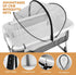MAICOBI Baby Cradle Mosquito Net, Anti Mosquito Bite,Preventing Pets from Entering Mosquito Net Cover,Bedside Sleeping Mosquito Net, Tent Safety N...
