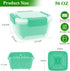 50oz Berry Keeper Fruit Storage Container for Fridge, Fresh Food Produce Saver Containers with Removable Drain Colander, Vegetable Lettuce Keeper ...