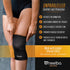 Knee Compression Sleeve with Copper Infused Fibers and Breathable Fabric for Knee Pain Relief, Knee Support, Sore Muscles and Joints for Running, ...