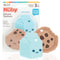 Nuby All Silicone Chocolate Chip Cookie & Milk Carton Teether – 2 Pack, 3+ Months...