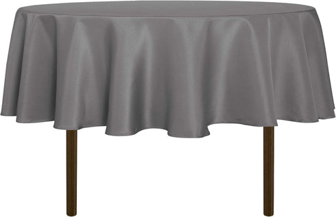 sancua Round Tablecloth - 60 Inch - Water Resistant Spill Proof Washable Polyester Table Cloth Decorative Fabric Table Cover for Dining, Buffet Pa...