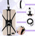 Universal Phone Lanyard, Cell Phone Lanyard Neck Strap 2 in-1 Phone Strap with Finger Ring Holder Compatible with Most Smartphones (Black)......