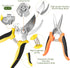 3 Pack Pruning Shears, Garden Shears, Pruning Shears For Gardening, Garden Scissors, Garden Clippers, Gardening Snips, Hand Pruner For Gardening W...