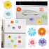 24 Pieces Flower Magnets Magnetic Flowers Seasonal Daisy Sunflower Magnet Decals Removable Colorful Magnets for Fridge Car......
