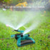 Elly Decor Automatic 360 Rotating Sprinkler, Adjustable Garden Water Lawn Irrigation System of 3 Arm Sprayer 32.8 feet Spray Distance...