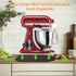 Sliding Mat for Kitchenaid Mixer with 2 Grey Kitchen Accessories, Mover Slider Mat Pad for 5-8 Qt Bowl-Lift Stand Mixer, Kitchen Appliance Slider ...