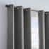 ECLIPSE Microfiber Modern Blackout Thermal Grommet Window Curtain for Bedroom, 42" x 84", Smoke, 1 Panel...