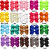 CÉLLOT 40Pcs Boutique Hair Bows Elastic Ties Kids Children Rubber Bands Ponytail Holders Hair Bands For Baby Girls Teens Toddlers in Pairs...