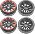 4Pack Vgoohobby RC Drift Wheels and Tires Set,RC Hard Tyres & Wheel Rims 12mm Hex Compatible with Traxxas HSP Tamiya Kyosho 1/10 Model On-Road Dri...