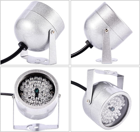 Camera IR Light 48 LED IR Illuminators Lights Waterproof Infrared Night Visionss Light for Security CCTV Camera...