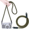 Camera Strap,Climbing Rope Camera Strap for DSLR SLR Mirrorless Camera Neck Shoulder Strap 120cm Green...