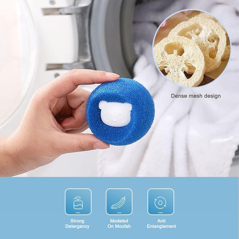 6 PCS Paw Pet Hair Remover for Laundry, Reusable Clothes Anti-Tangle Adsorption Washing Machine Lint Catcher, Laundry Pet Hair Remover for Washer ...