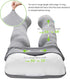 COSMOPLUS ?????????????????? ???????????? ?????????? U Shaped Full Body Pillow Case ?????????? for Maternity,Stretchy Cool Breathable Jersey Fabri...