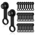 30 Pcs Rubber Grease Fitting Caps Brake Bleeder Cap Black Brake Dust Cover Car Zerk Covers Small Automotive Brake Bleeder Screw Caps Bleed Nipple ...