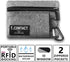Slim RFID Blocking Zippered Lanyard Wallet - Compact ID Holder & Coin Purse for Men, Women, and Kids - Lightweight Keychain Card Case with 2 Zippe...