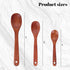 HANSGO Wooden Cooking Spoons, 3PCS Good Grips Wooden Spoon Set Wooden Kitchen Utensils for Cooking Stirring Mixing Frying DIY Crafts...