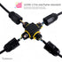 IP68 Waterproof Cable Connector Outdoor, 4 Way Waterproof Junction Box Outdoor Cable Connector, 3 Pins wires Screwless,Extension Electrical Cable ...