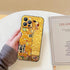 for iPhone 13 Pro Case for Women, The Embrace by Gustav Klimt Phone Case, Classic Fine Art Case, Soft TPU Shockproof Protective Cover...