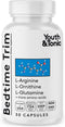 Youth & Tonic PM Bedtime Trim Amino Acids Supplement Pills for Men and Women | 30 Capsules to Support Metabolism and Defined Lean Muscles During N...