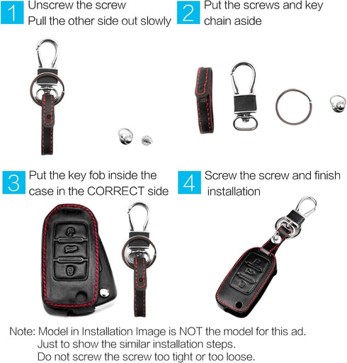 MECHCOS Compatible with Chevrolet Chevy Equinox Cruze Malibu Sonic Camaro Impala SS Buick Encore Lacrosse Regal Verano GMC Terrain Key Fob Cover C...