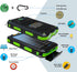 Solar Charger Power Bank 36800mah,18W PD 5V*3.1A Fast Charging,QC3.0 Portable Charger Solar Power Bank,IP67 Waterproof Camping Gear Accessory (Gre...