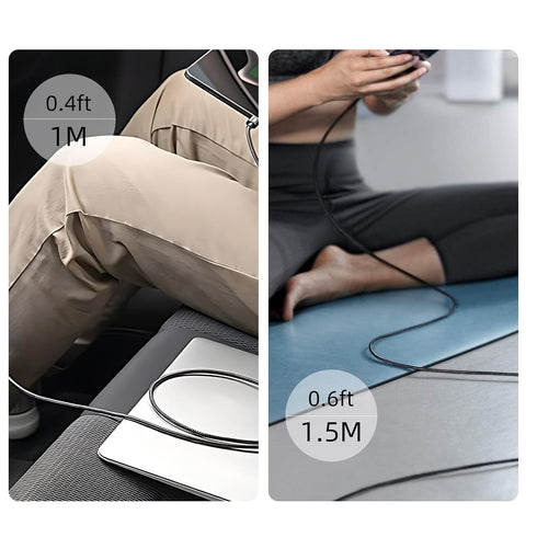 100W USB4 Cable, USB C to USB C Cable, 40Gbps Data Transmission, 3.3FT Type C Fast Charging Cable Compatible with Thunderbolt 3, Laptop, Docking, ...