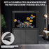 Fish Tank Aquarium Background - Black, Electrostatic Adhesion, Glue-Free, Easy Installation, Traceless Removal, Size 11.8 X 39 Inch...