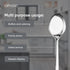 Restaurant Serving Spoons for Parties 12.99 Inch - Large Serving Spoons - Stainless Steel Spoons for Serving Buffet, Banquet, 3 Pcs...