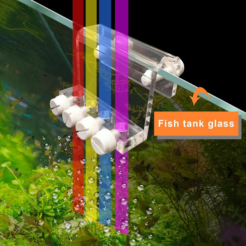 Aquarium dosing pump tubing holder Fixture,Dosing tubing holder for aquarium air pump accesories?Acrylic dosing container tube fixture holder for ...