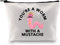 VPR Reality TV Show Makeup Bag You'Re A Worm With A Mustache VPR TV Show Fans Gift VPR Cosmetic Bag (YOU'RE A WORM)...