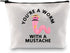 VPR Reality TV Show Makeup Bag You'Re A Worm With A Mustache VPR TV Show Fans Gift VPR Cosmetic Bag (YOU'RE A WORM)...