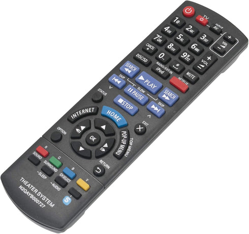 N2QAYB000727 Replace Remote Control fit for Panasonic Blu-ray Disc Home Theater Sound System SC-BTT196 SA-BTT190 SA-BTT195 SA-BTT196 SA-BTT490 SB-...