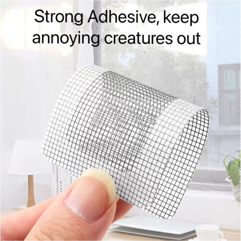 Screen Repair Kit- 15 Pcs Door Window Screen Repair Patch, Strong Adhesive Screen Repair Stickers for Repair Holes, Tears...
