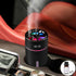 Waterless Car Diffuser for Essential Oils, 300ml Dual Nozzle Battery Powered Humidifier,Smart Car Air Freshener Diffuser with Colorful Lights and ...