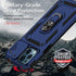 Hitaoyou Compatible iPhone 12 Pro Max Case with Camera Cover & Kickstand, Military Grade Shockproof, Blue...