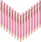 Aozora 15 Pieces Retractable Ballpoint Pens Black Ink 1.0 mm with Stylus Tip Touch School Office Decor Supplies Pretty Aesthetic Pens (Pink&Gold)...