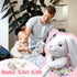 Bunny Lovies for Babies | Soft Security Blanket for Baby Girls - Cute Stuffed Pet Toys for Cats, Kitten, Puppy, Ideal Birthday Baby Girl Gifts, Cu...