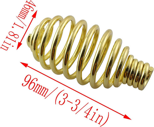 LQ Industrial Spring Handle Stove Spring Door Handle for 1/2Inch Rod Golden...