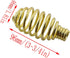 LQ Industrial Spring Handle Stove Spring Door Handle for 1/2Inch Rod Golden...
