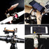 Motorcycle Bike Phone Mount Holder, Aluminum Bicycle Holder for Cell Phone 360° Rotation Bike Handlebar Phone Cradle, Compatible with Smartphones ...