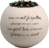 Pavilion Gift Company 19093 Forever in My Heart Terra Cotta Candle Holder, 4-Inch, White...