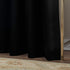 Curtainworks 1Q80370ARE Kendall Color Block Grommet Curtain Panel, 95 inch, Cream/Black...