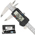 Digital Caliper Precise Measuring Tool, Vizbrite 6 inch Stainless Steel Electronic Vernier Calipers with Auto-Off Large LCD Screen, Accurate to ±0...