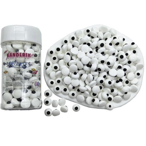 10mm Small Candy Eyes for Decorating Edible Candy Eyes Eyeballs Halloween Sprinkles for Cake Decorations, Baking, Ice Cream, Cookies, Cupcake Topp...